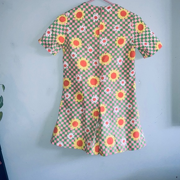 Vintage 60’s Flower Power Romper - Picture 4 of 14
